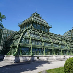 The Palm House in the Schonbrunn Gardens, UNESCO World Heritage Site, Vienna, Austria