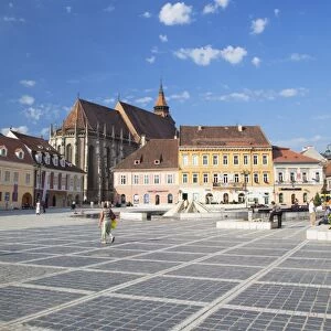 Piata Sfatului, Brasov, Transylvania, Romania, Europe