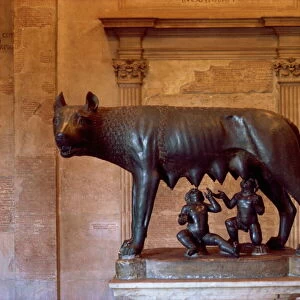 Romulus and Remus sculpture