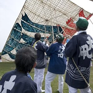 Sagami Kite Festival which boasts the largest kite in Japan at over 14 meters square