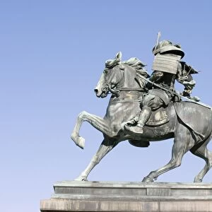 Statue of Kusunoki Masashige a Samurai Warrior, Imperial Palace, Tokyo, Japan, Asia