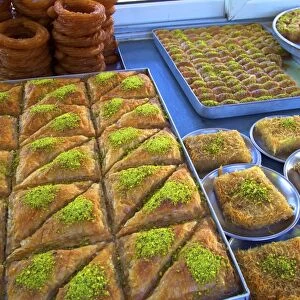 Turkish pastries, Lefkosa (Nicosia), North Cyprus, Cyprus, Europe
