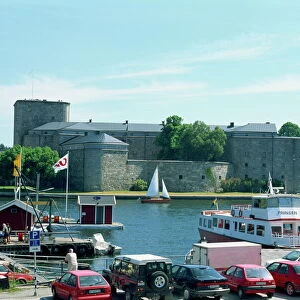 Vaxholm, a small town in archipelago near Stockholm