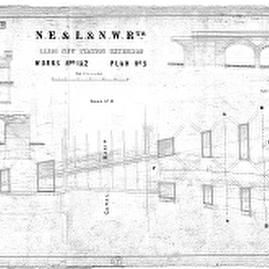 N. E & L & N. W. R Leeds New Station Joint Line - Station Extension Bridge no. 10 [1876]