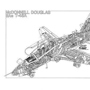 McDD BAe T-45A Goshawk Cutaway Drawing