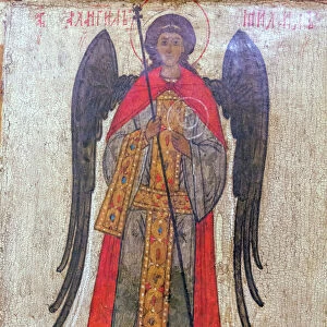 Archangel Michael, Icon in museum, Rostov, Yaroslavl region, Russia