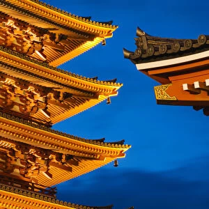Asia, Japan, Honshu, Tokyo, Asakusa, Senso-ji temple, also known as Asakusa Kannon-do