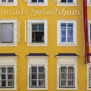 Austria, Salzburg, Mozarts birthplace and museum