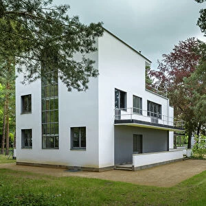 Bauhaus building - Masters Houses, UNESCO World Heritage Site Bauhaus Dessau, Dessau, Saxony-Anhalt, Germany, Europe