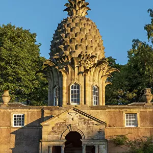 Considered the most bizarre building in Scotland and one of the greatest follies in the United Kingdom, the 18th Century Dunmore Pineapple is in Dunmore Park, near Airth, Stirlingshire, Scotland. Autumn (September) 2022
