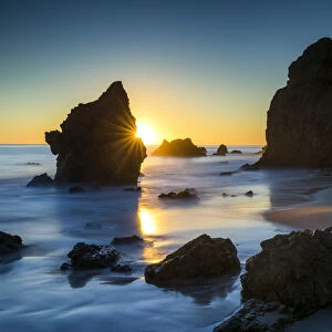 El Matador Beach at Sunset, Malibu, California, USA