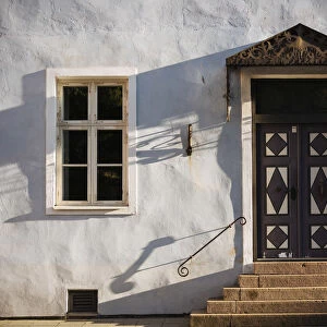 Facade of traditional building, Old Town, Tallinn, Estonia, Europe