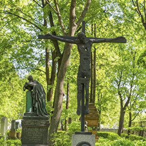 Grave of theatre director Georgy Tovstonogov, Tikhvin Cemetery, Alexander Nevsky Lavra