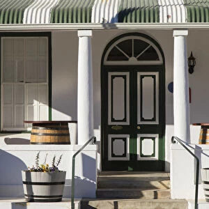 House in Cape Dutch style, Montagu, Western Cape, South Africa