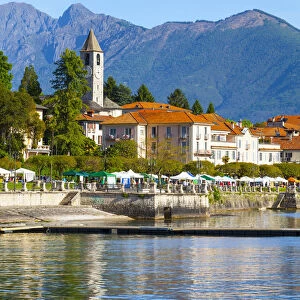 The idyllic lakeside village of Baveno, Lake Maggiore, Piedmont, Italy