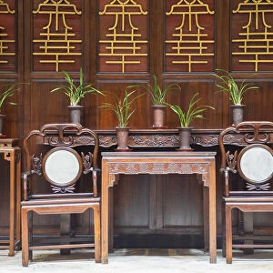 Interior of Lou Kau Mansion, Macau, China