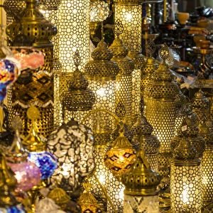 Lantern shop in the Grand Bazaar, Istanbul, Turkey