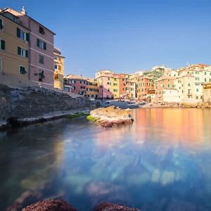 The little port of Boccadasse, Genoa, Liguria, Italy