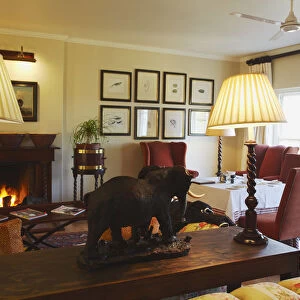 Lounge at River Bend Lodge, Addo Elephant Park, Eastern Cape, South Africa