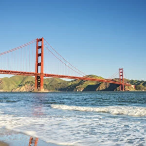 North America, USA, America, California, San Francisco, Golden gate bridge from Marine