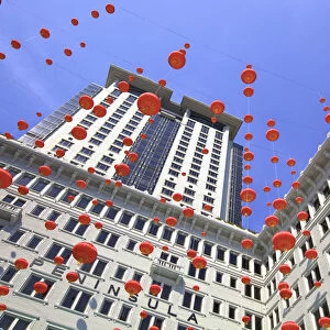 Peninsula Hotel With Chinese New Year Decorations, Hong Kong, Special Administrative