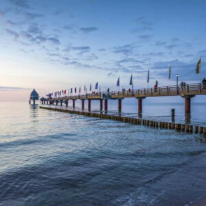 Pier in Zingst, Mecklenburg-Western Pomerania, Northern Germany, Germany