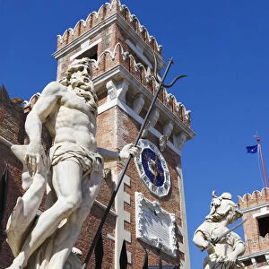 Renaissance portal of the Arsenal, Venice, Veneto, Italy