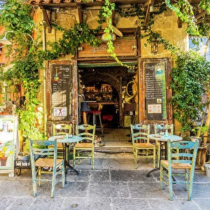Restaurant, Rhodes Town, Rhodes, Dodecanese Islands, Greece