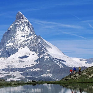 Riffelsee, Matterhorn, Zermatt, Wallis, Schweiz