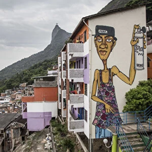 Santa Marta favela, Rio de Janeiro, Brazil