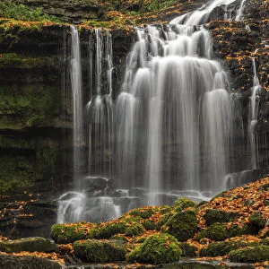Scaleber Force waterfall in the Yorkshire Dales National Park, North Yorkshire, England
