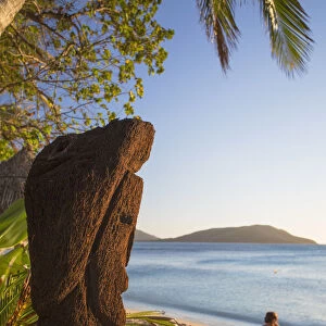 Statue at Blue Lagoon Resort, Nacula Island, Yasawa Islands, Fiji