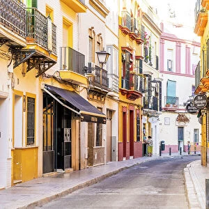 Street scene, Seville, Andalusia, Spain