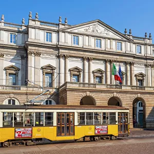 Teatro alla Scala opera house, Milan, Lombardy, Italy