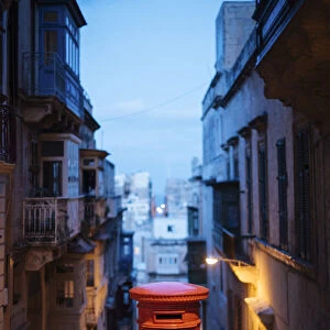 Traditional Red Post Box, Valletta, Malta