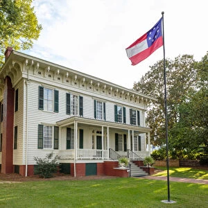 United States, Alabama, Montgomery. First White House of the Confederacy, building