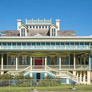 United States, Louisiana, St. John the Baptist Parish. Historic San Francisco Plantation in Garyville, built in 1849a€"50