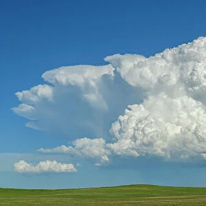 USA, Great Plains, North Dakota, Cloud Panorama