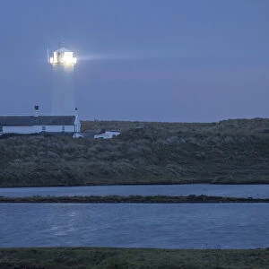 Walney Lighthouse, Walney Island, Barrow-in-Furness, Cumbria, England, UK