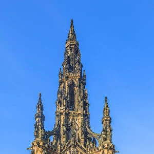 Walter Scott Monument, Queen Street Gardens, Edinburgh, Scotland, Great Britain