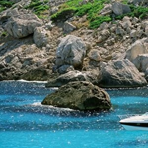 A boat off Majorca