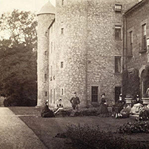 View of Methven Castle, Perthshire. Date: c1860-70