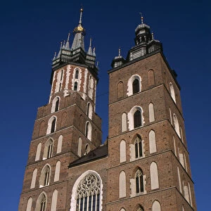 POLAND, Krakow Mariacki Basilica or Church of St Mary