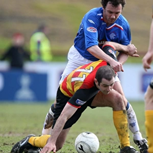 Rangers Advance to Scottish Cup Semis: Christian Dailly and Gary Harkins Clash in Intense Quarter-Final Match (2-0)