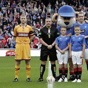 Rangers Football Club: SPL Champions - Motherwell Showdown at Ibrox Stadium: Unleashing the Champs Mascots