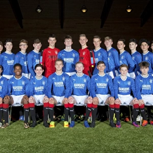 Rangers U17 Team Picture - The Rangers Football Centre