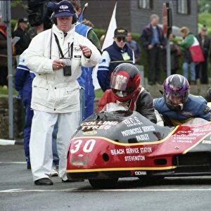 Gordon Shand & Ian Simons (Shand Yamaha) 1996 Sidecar TT