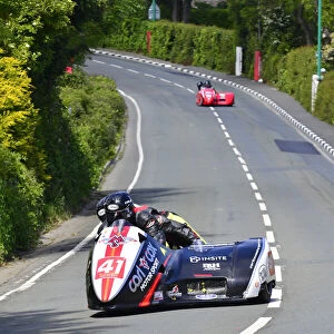 Kiwi Colin Buckley & Robbie Shorter (Carl Cox Motorsport) 2015 Sidecar TT