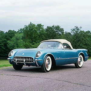 Chevrolet Corvette, 1955, Blue
