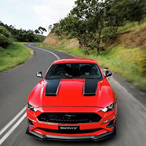 Ford Mustang SM17 (Scott McLaughlin ltd edition) 2021 Red and black